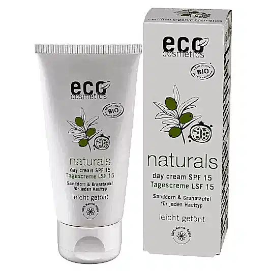 ECO naturals Tagescreme leicht getönt LSF 15